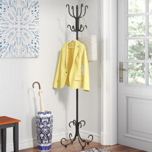 Go to store & view more images Three Posts Black Cloister Coat Rack