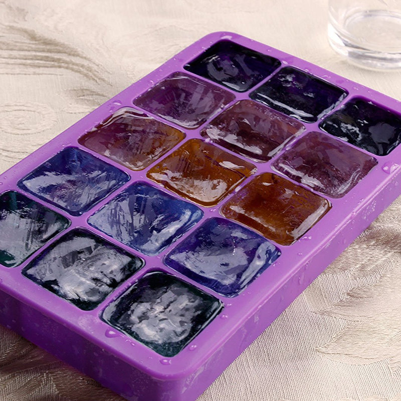Symple Stuff Torgerson Coolest 15 Cube Silicone Ice Cube Tray Reviews Wayfair
