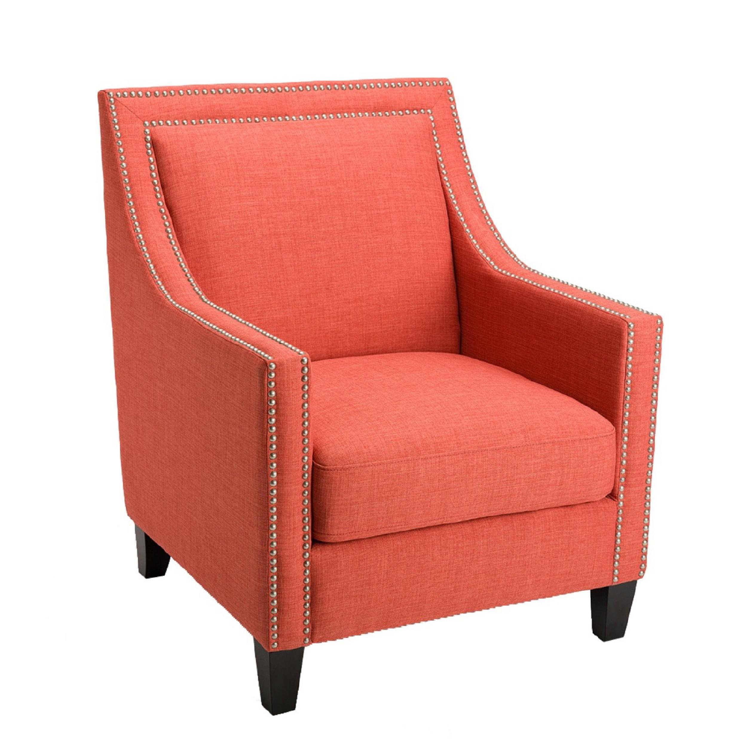 Canora Grey Raposa Fabric Upholstered Wooden Armchair Wayfair