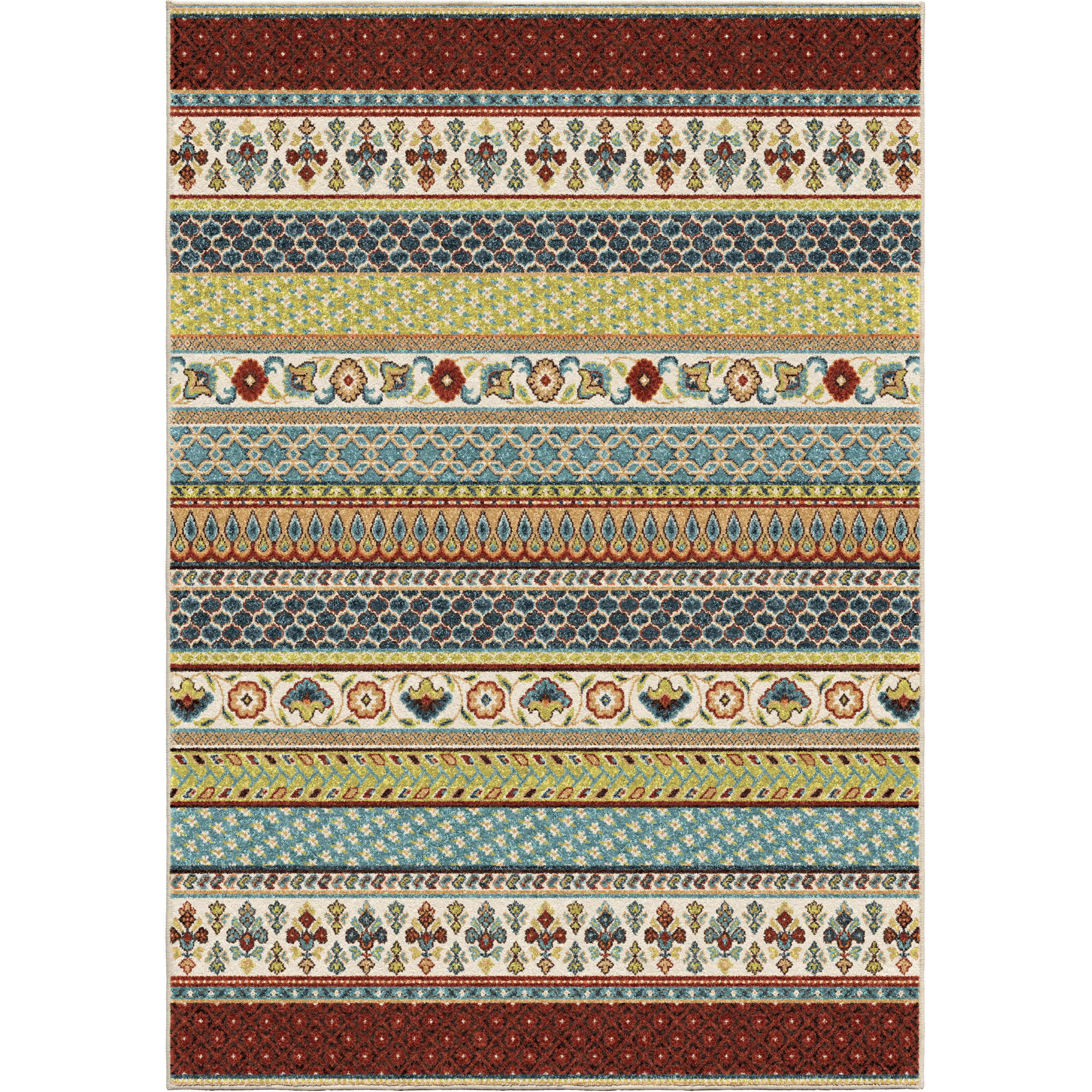Red Barrel Studio Serafina Indian Blue Indoor Outdoor Area Rug