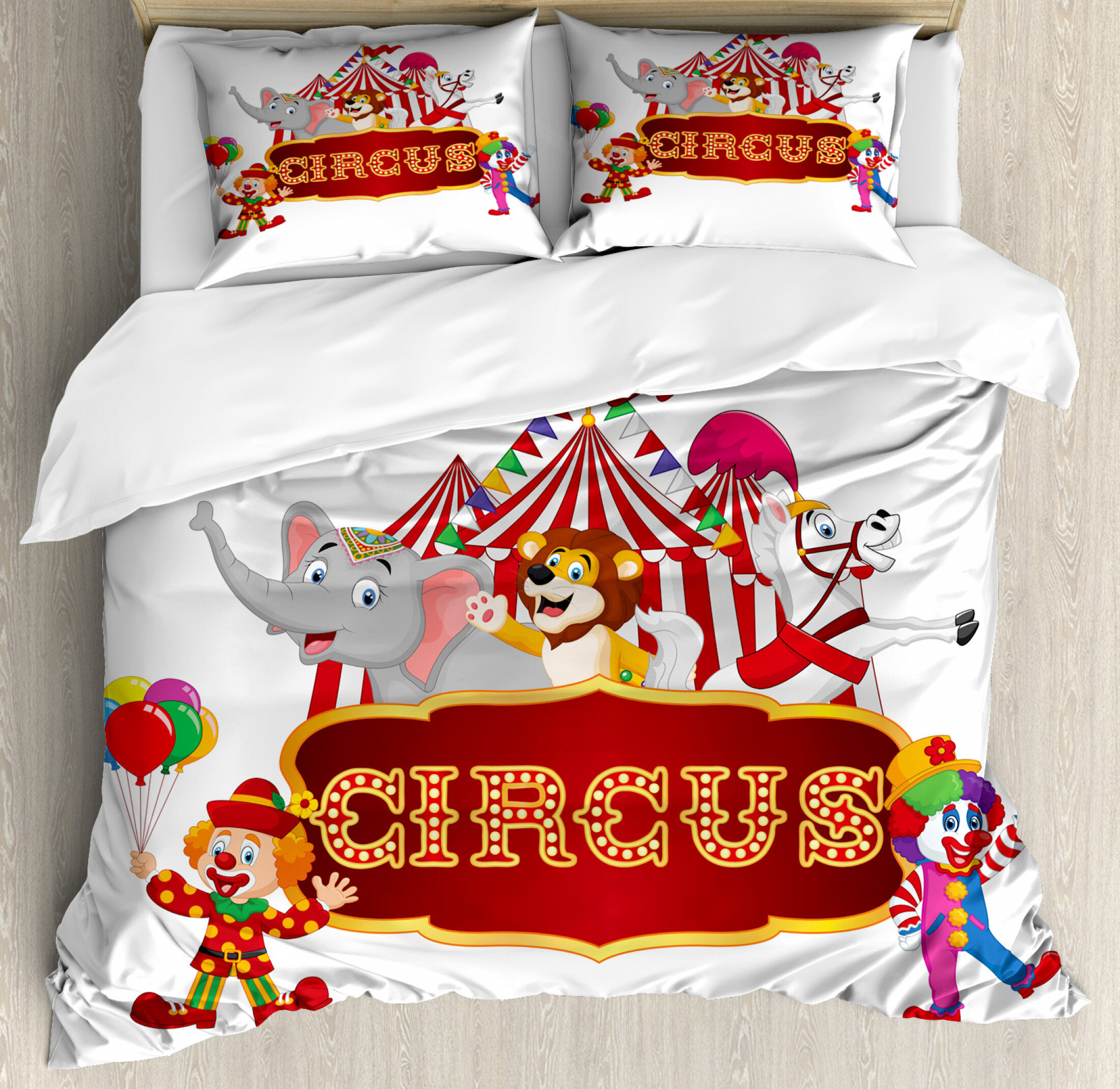 Up We Go Circo 4pc Crib Bedding Set Bedding Nursery