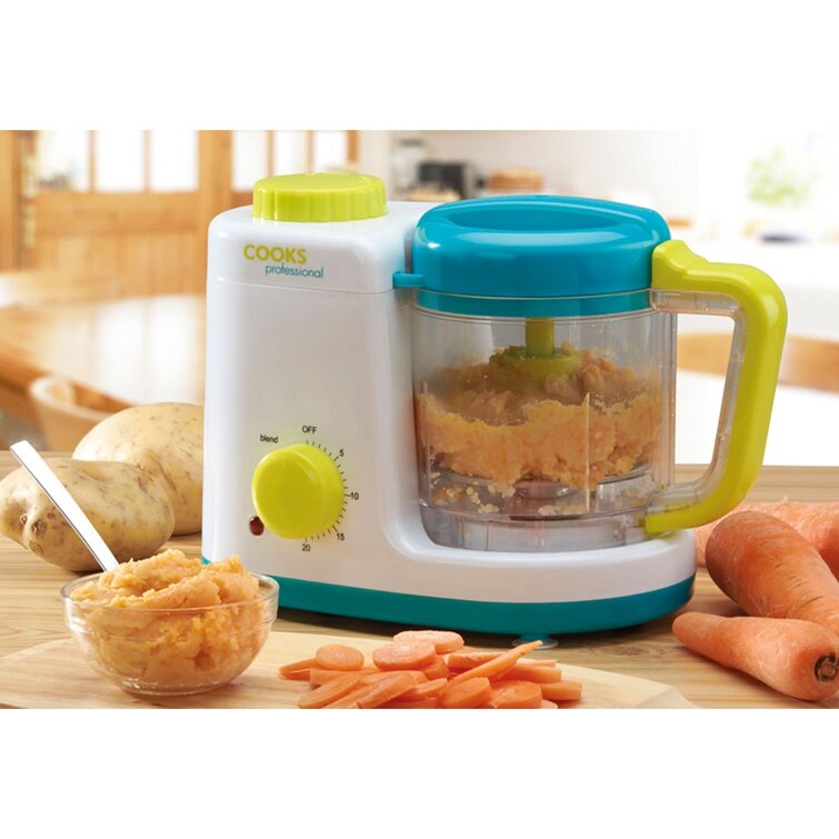 Cooks Professional 0 6l Baby Food Steamer And Blender Wayfair Co Uk