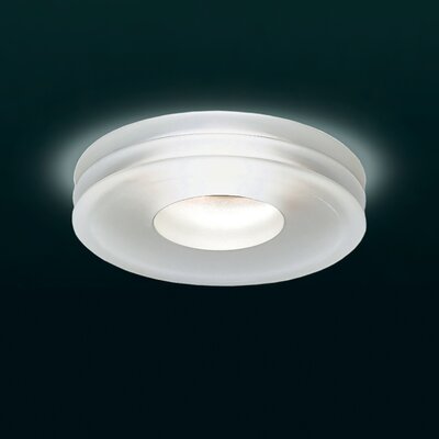 Disk 55 Decorative Recessed Trim Leucos Finish Satin White Bulb