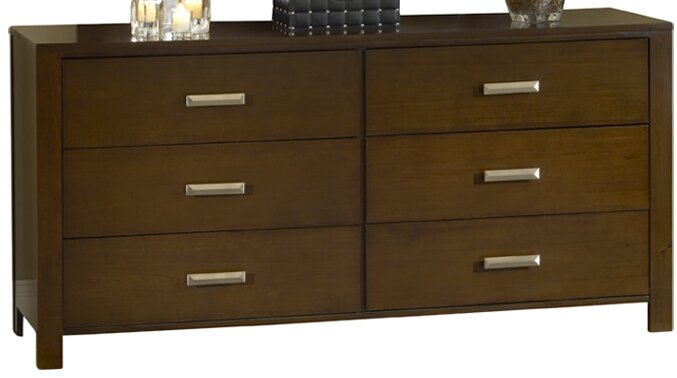 Mistana Gareth 6 Drawer Double Dresser Reviews Wayfair