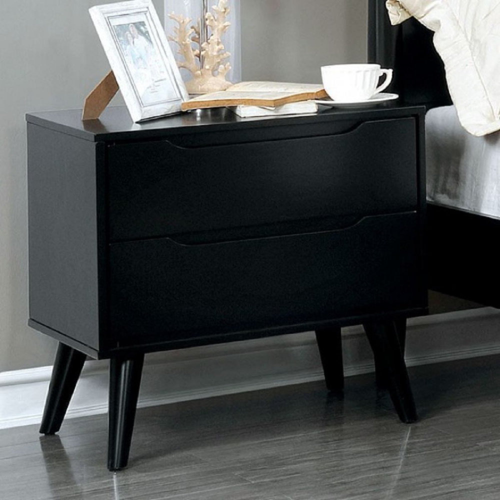 George Oliver Surya 2 Drawer Nightstand Wayfair