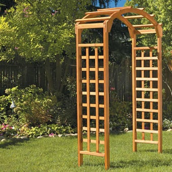 Sol 72 Outdoor Annotto 57 W 24 D Vinyl Arbor Reviews Wayfair