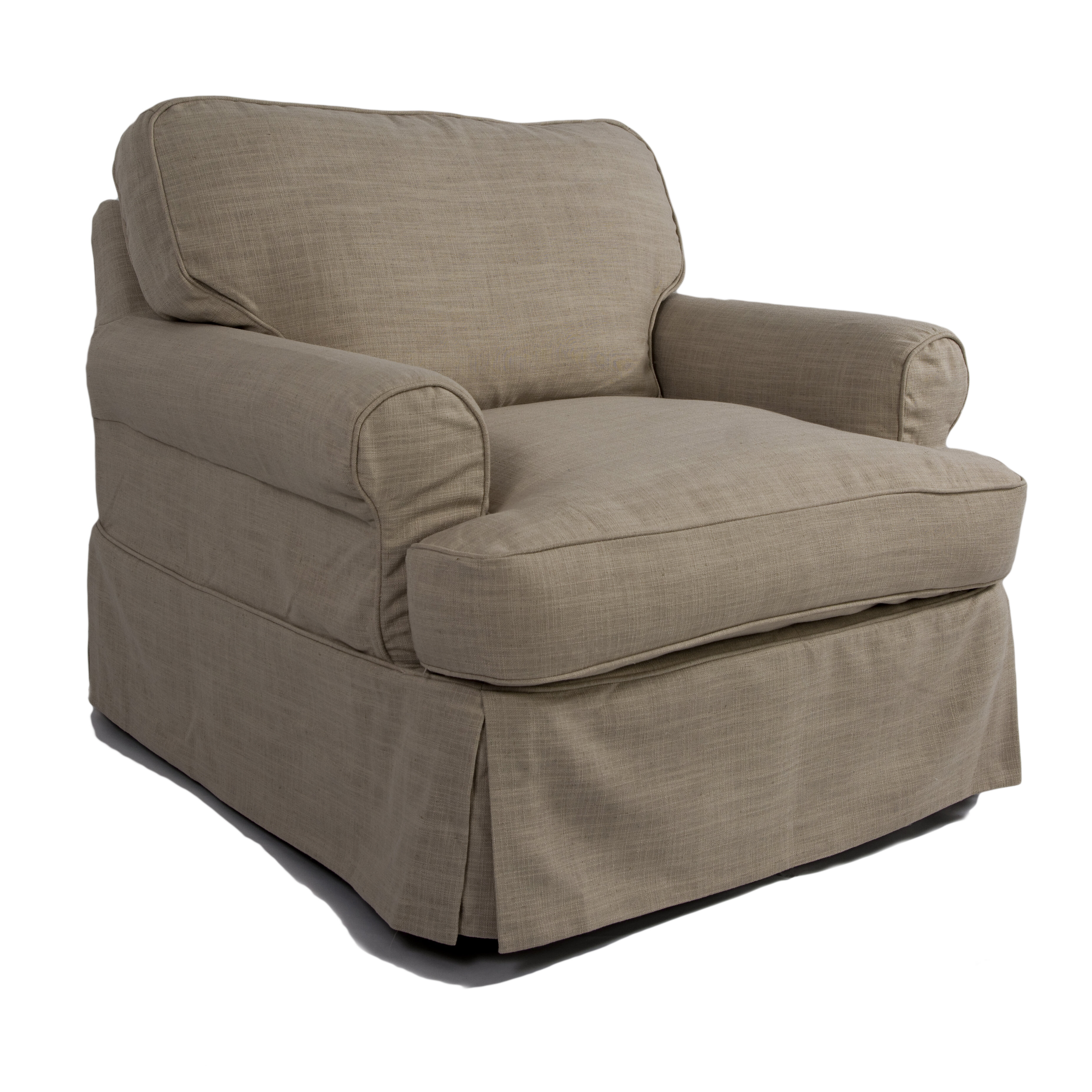 t cushion chair and ottoman slipcover set