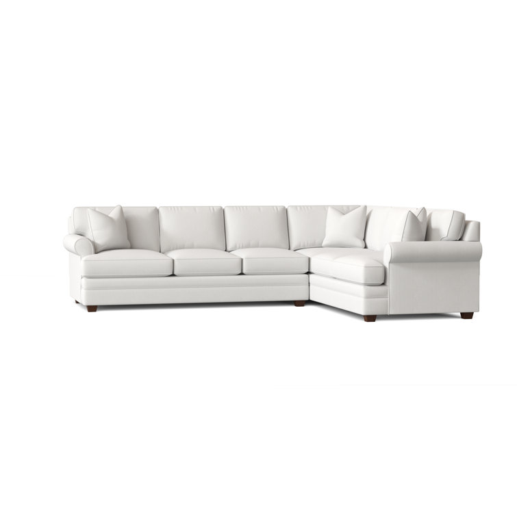 wayfair custom upholstery kaila 125 wide corner sectional wayfair