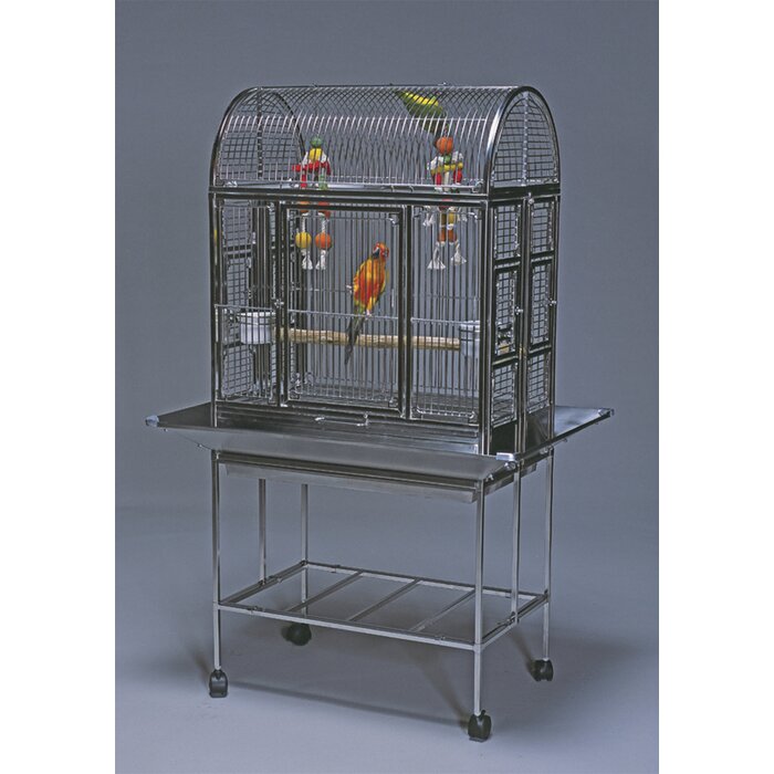 Rauch Folding Stainless Steel Cage With Wheels