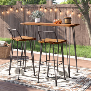 Patio Bar Sets You Ll Love Wayfair Loya Outdoor Bar Set