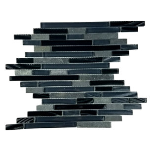 New Ravenna Tile Wayfair New Era Ii Random Sized Gl Mosaic Tile In Black Hole