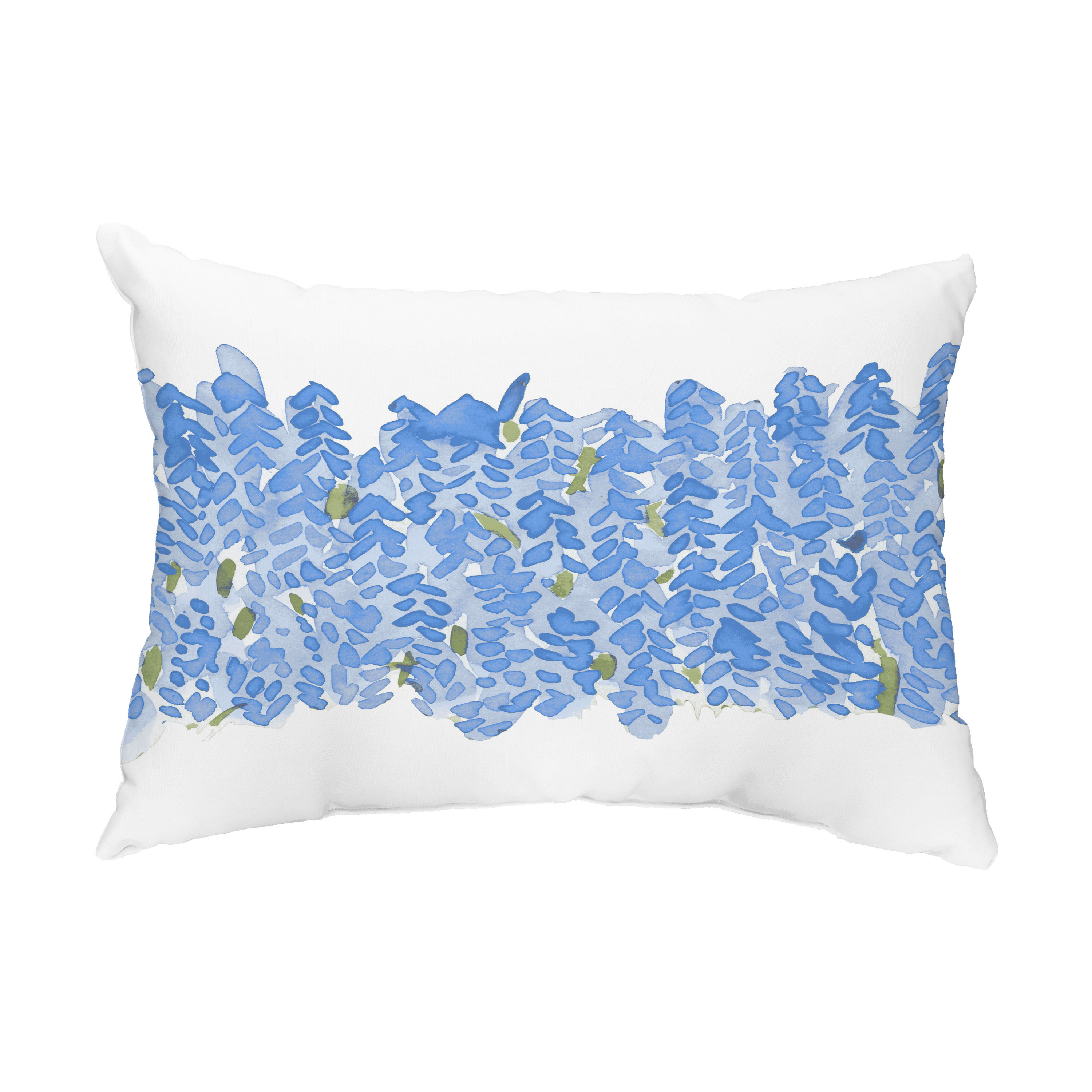 light blue rectangle pillow