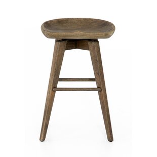 wood and metal hudson pub stool