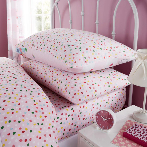 Harriet Bee Adela Oh Deer Polka dots Cotton Blend Percale ...