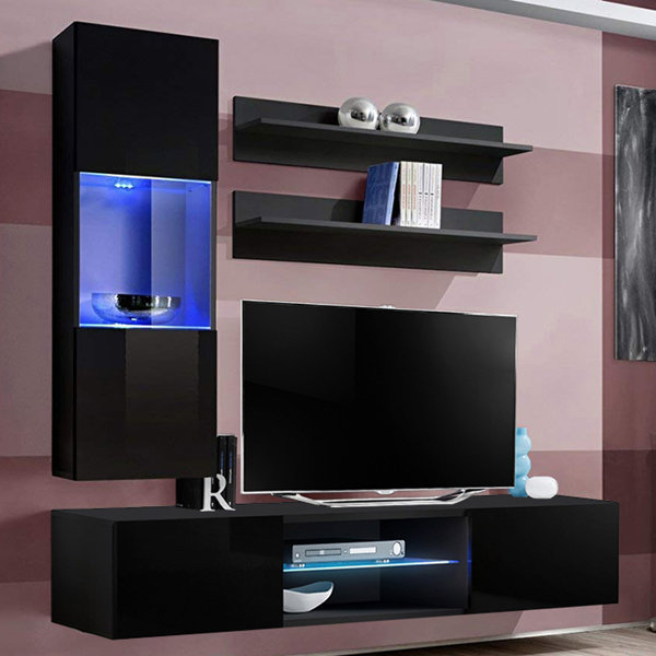 Orren Ellis Levasseur Floating Entertainment Center For Tvs Up To 70 Wayfair