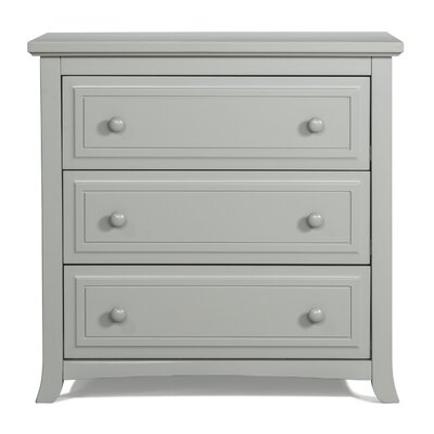 Kendall 3 Drawer Chest Graco Color Pebble Gray