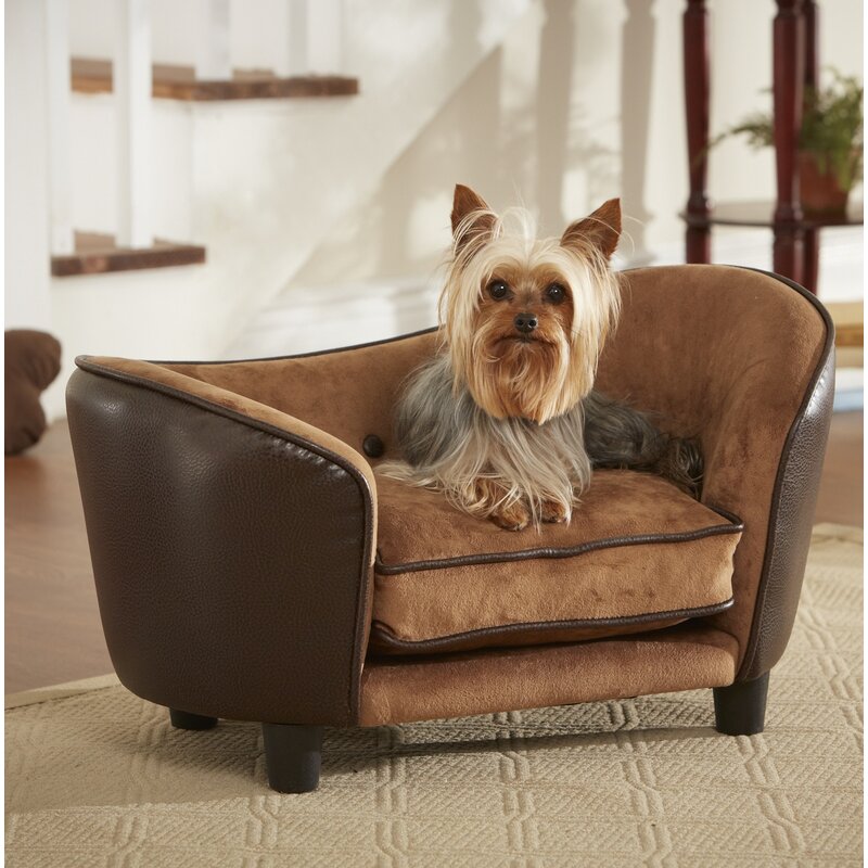 Enchanted Home Pet Ultra Plush Snuggle Dog Sofa & Reviews | Wayfair