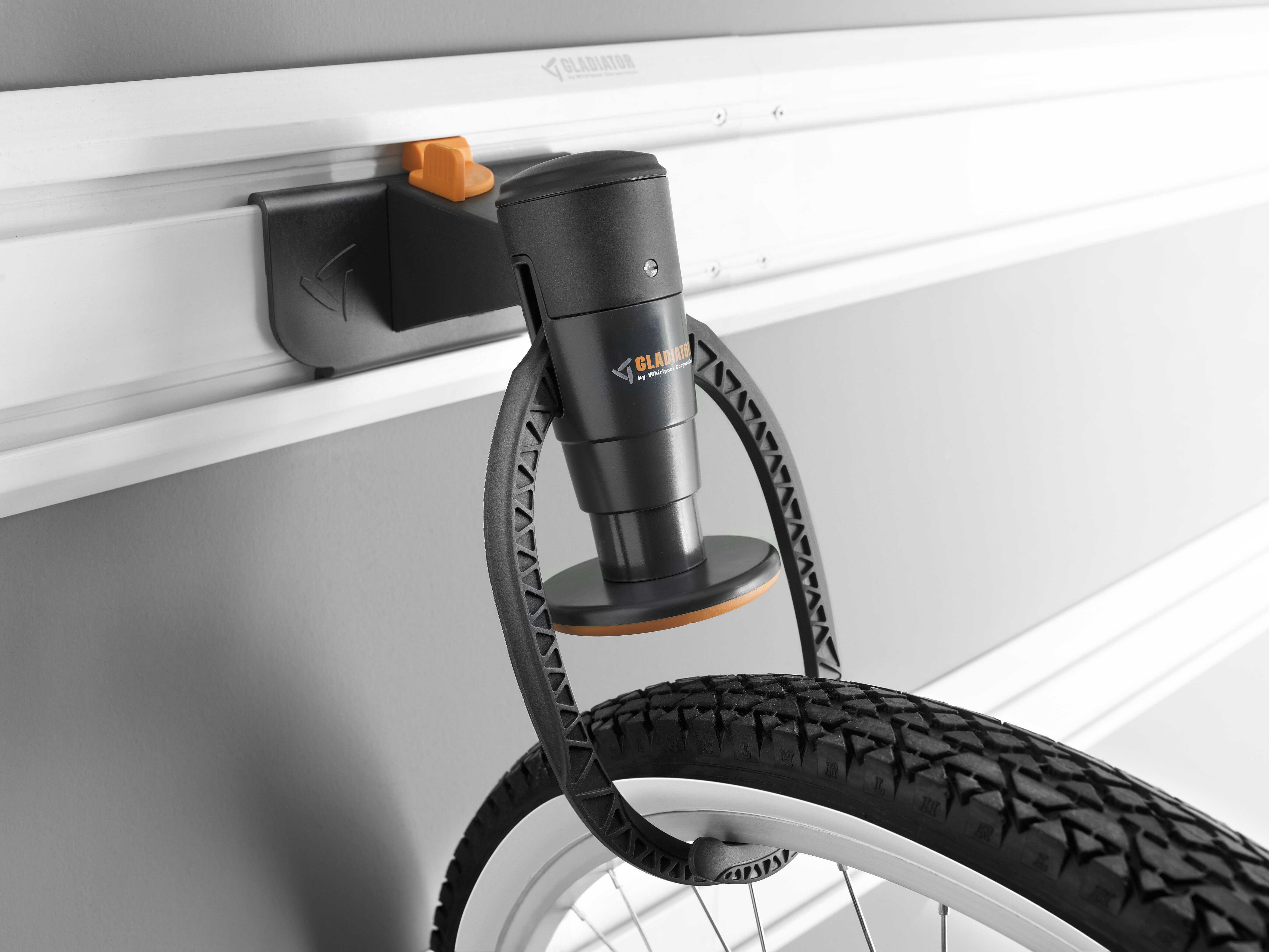 gladiator gray ceiling mount bike claw