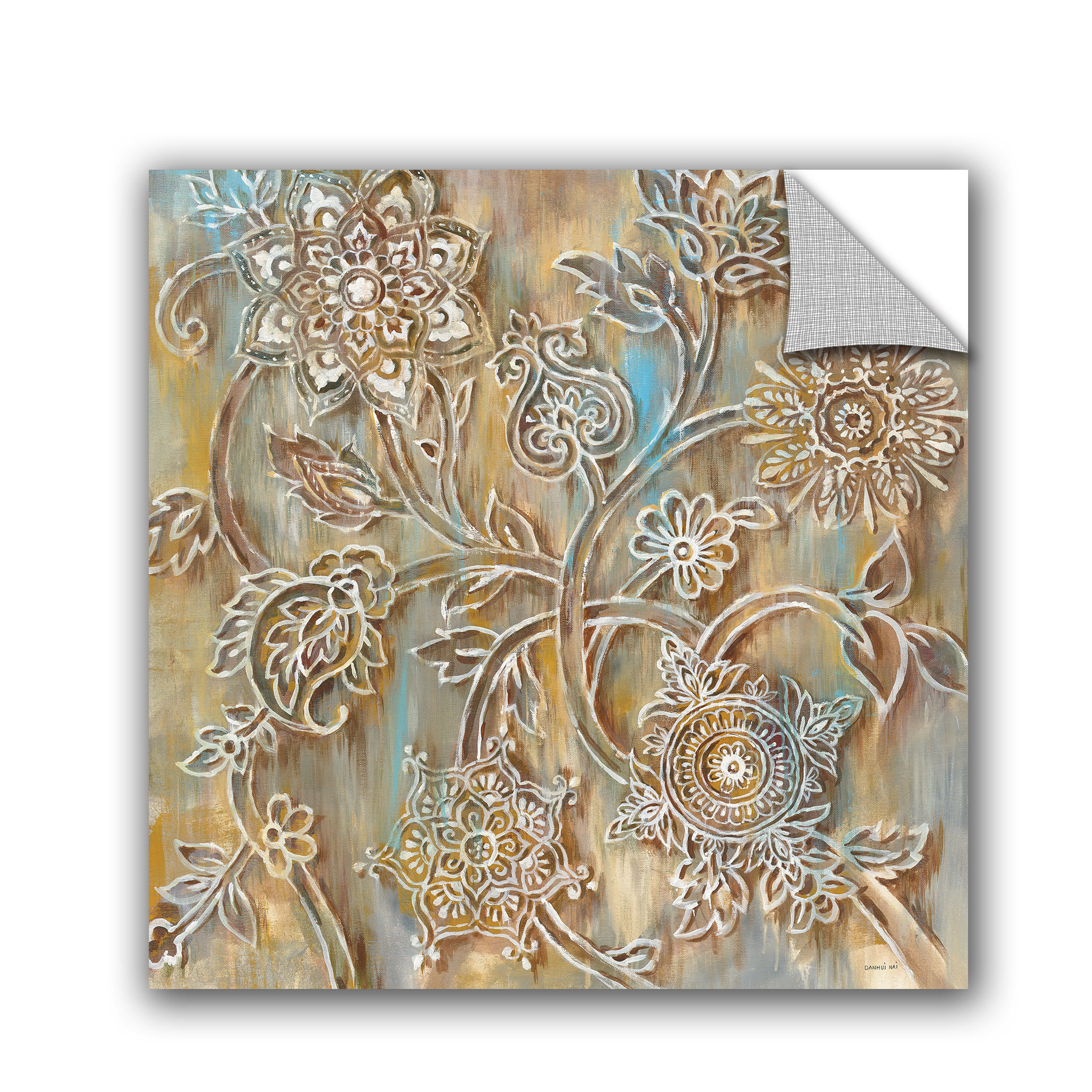 Bungalow Rose Funchess Henna Crop Removable Wall Decal Wayfair
