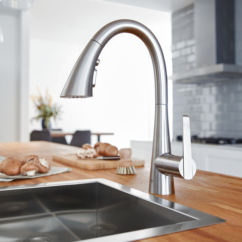 Grohe Ladylux L2 Single Handle Kitchen Faucet Reviews Wayfair