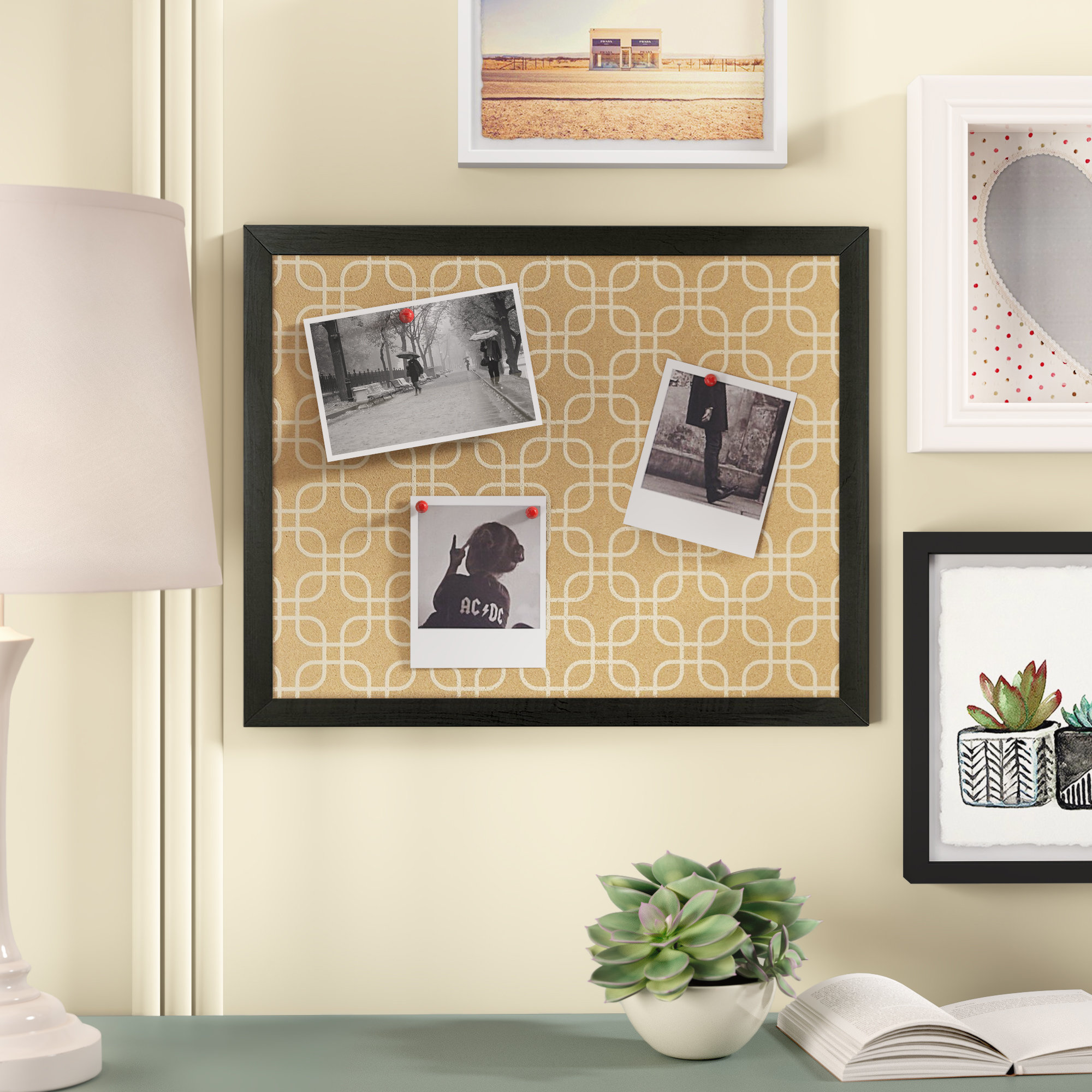 Grovelane Wall Mounted Bulletin Board & Reviews Wayfair