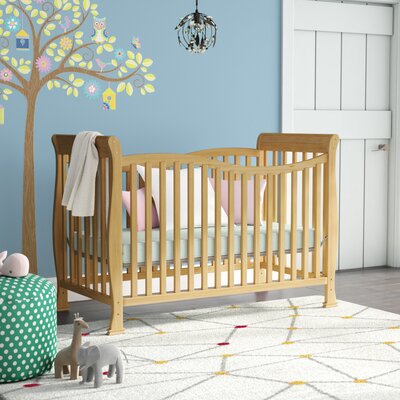 Harriet Bee Clementina 7 In 1 Convertible Crib Color Natural