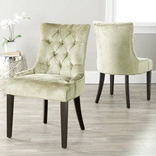 Reynesford Velvet Side Chair (Set Of 2) by Charlton Home Today Only Sale