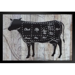 Strong cow HD Canvas printed Home decor painting room Wall art pictures poster 