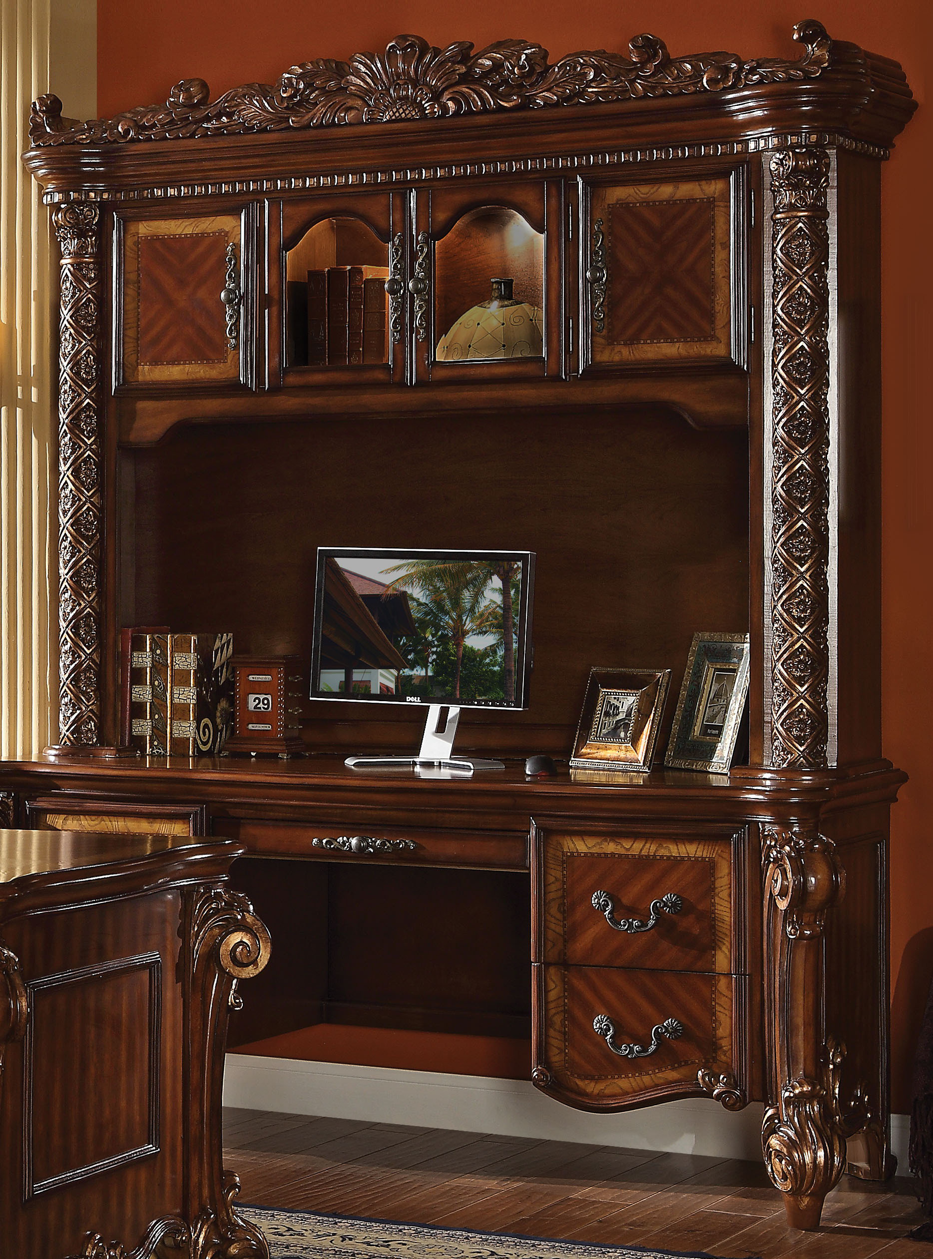 Andrewhomestudio Amorsolo Computer Desk With Hutch Wayfair
