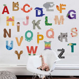 alphabet wall decals for playroom