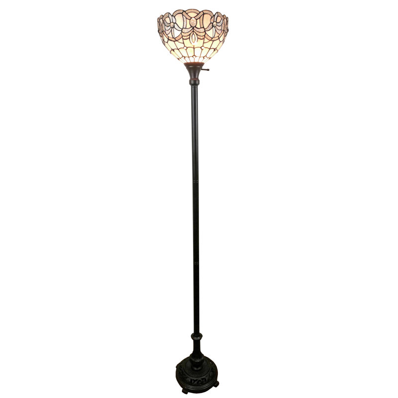 Amighting Tiffany Style 72 Torchiere Floor Lamp Wayfair Tiffany Style 72 Torchiere Floor Lamp