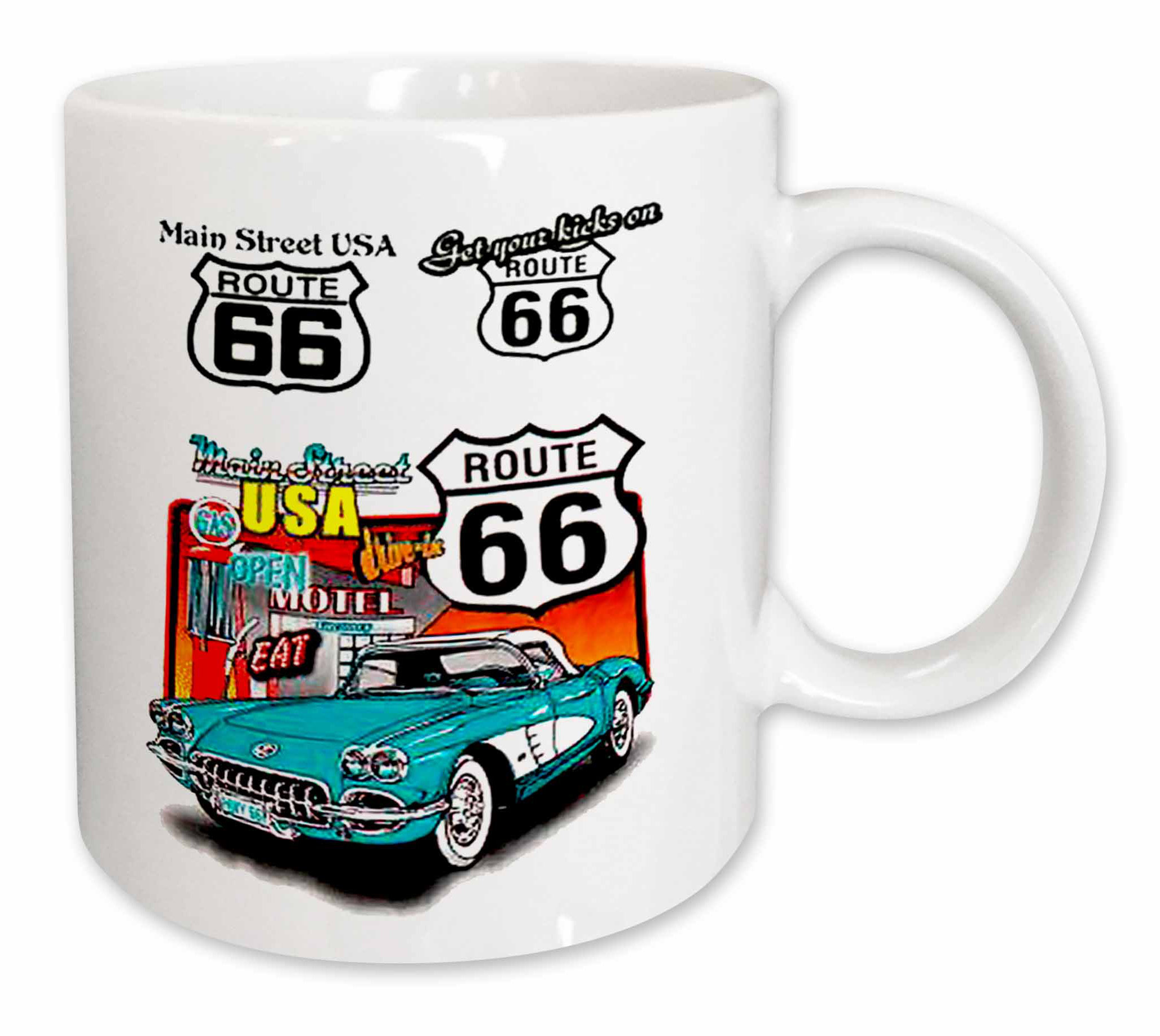 East Urban Home Route 66 Coffee Mug Wayfair