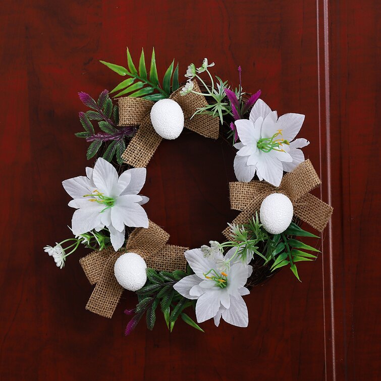 Details about   1x Christmas Halloween Rattan Natural Rabbit Shaped Wreath DIY Party Decoration 