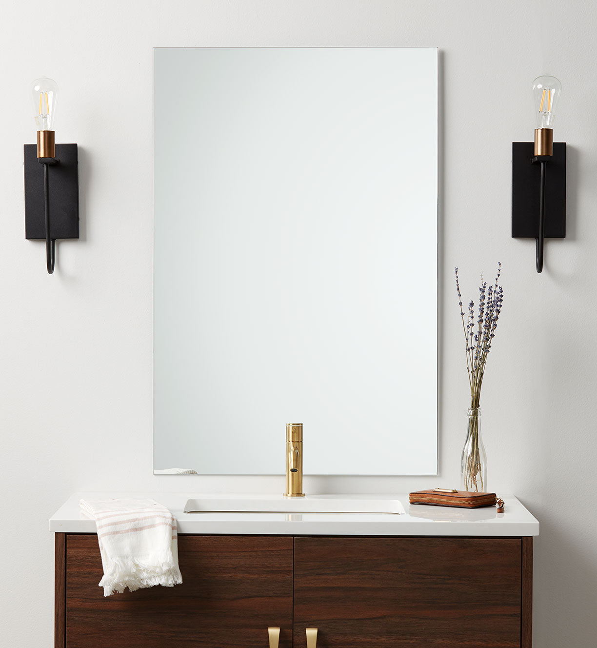 Ebern Designs Akerra Polished Edge Frameless Vanity Mirror Reviews Wayfair Ca