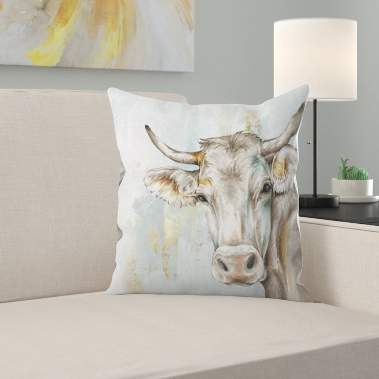 cow throw pillows