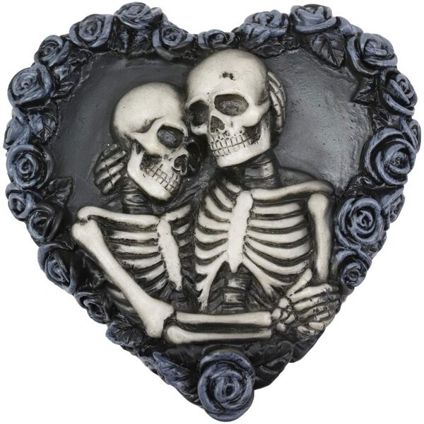 Haunted House Gothic Skull Skeleton Decor Decoration Jewelry Ring Trinket Box