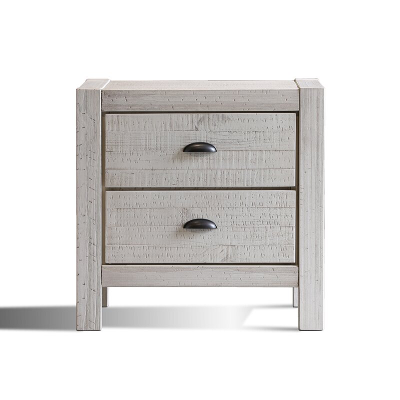 Bobbi 2 Drawer Solid Wood Nightstand Reviews Joss Main