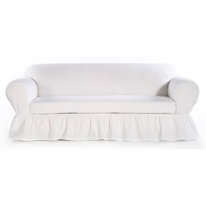 Sofa Skirted Box Cushion Slipcover