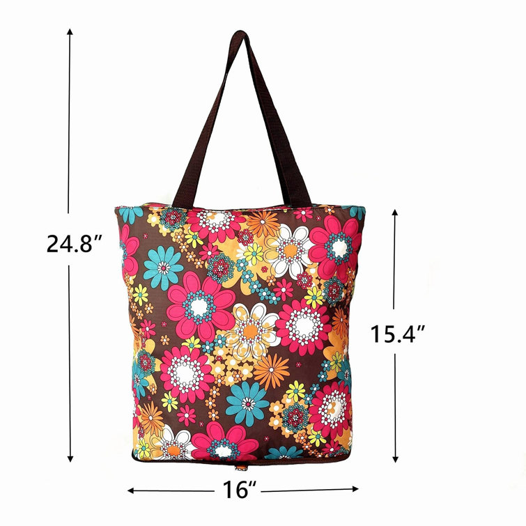 lightweight tote with zipper