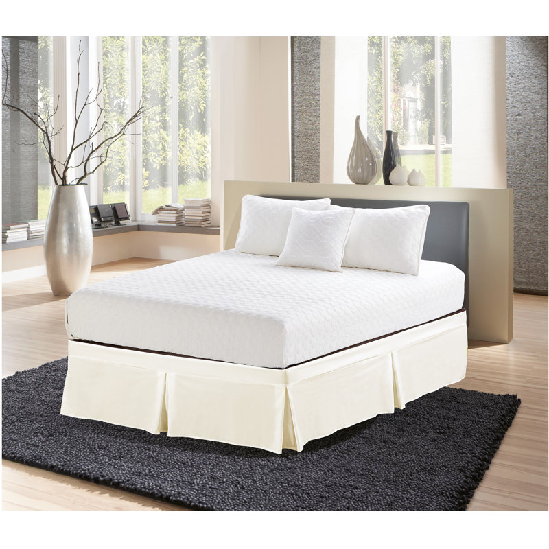 Winston Porter Brandenburg Wrap Around Style Tailored 16 Bed Skirt Reviews Wayfair