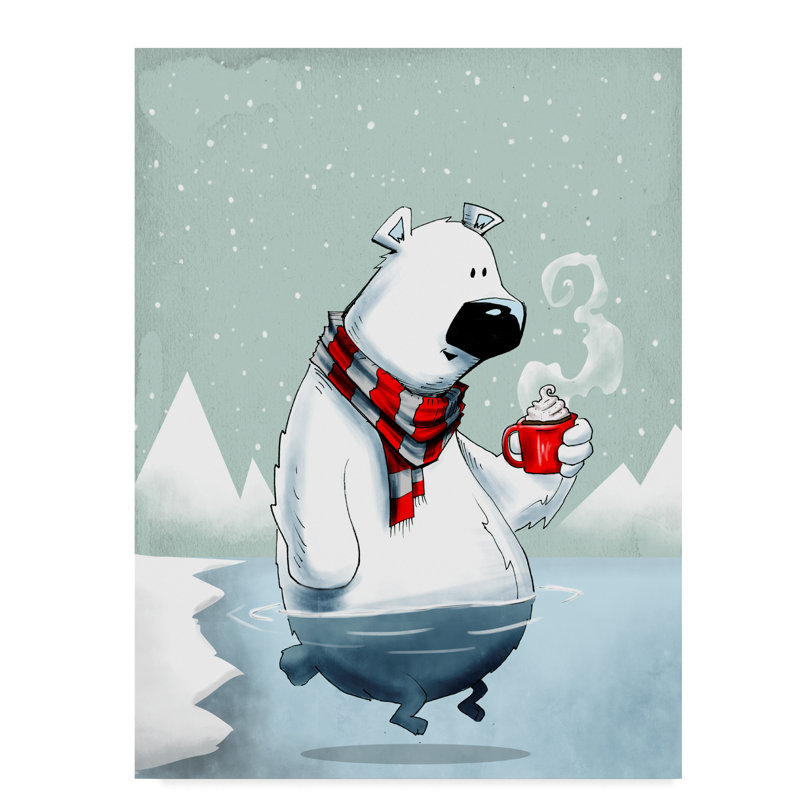 East Urban Home Polar Bear With Me Acrylic Painting Print On