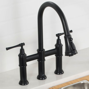 Wayfair | Matte Black Kitchen Faucets You'll Love in 2022