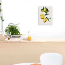 Lemon Tree Art Tile Ceramic Wall Hanging Print Painting Home Office Gift