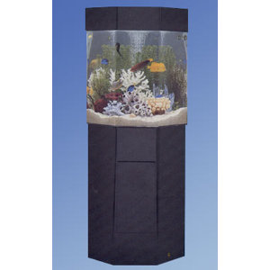 Aqua 35 Gallon Custom Pentagon Aquarium with Stand
