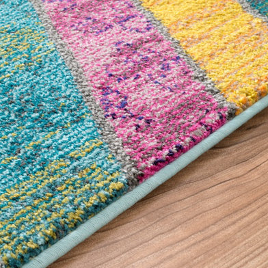 Bungalow Rose Fleming Multicolor Area Rug Reviews Wayfair