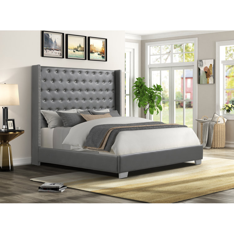 Lark Manor Barnsdall Tufted Low Profile Standard Bed & Reviews Wayfair