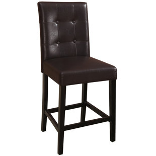 Routh Wooden Bar Stool (Set of 2)
