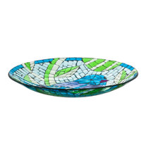 Cobalt Blue Bird Bath Wayfair