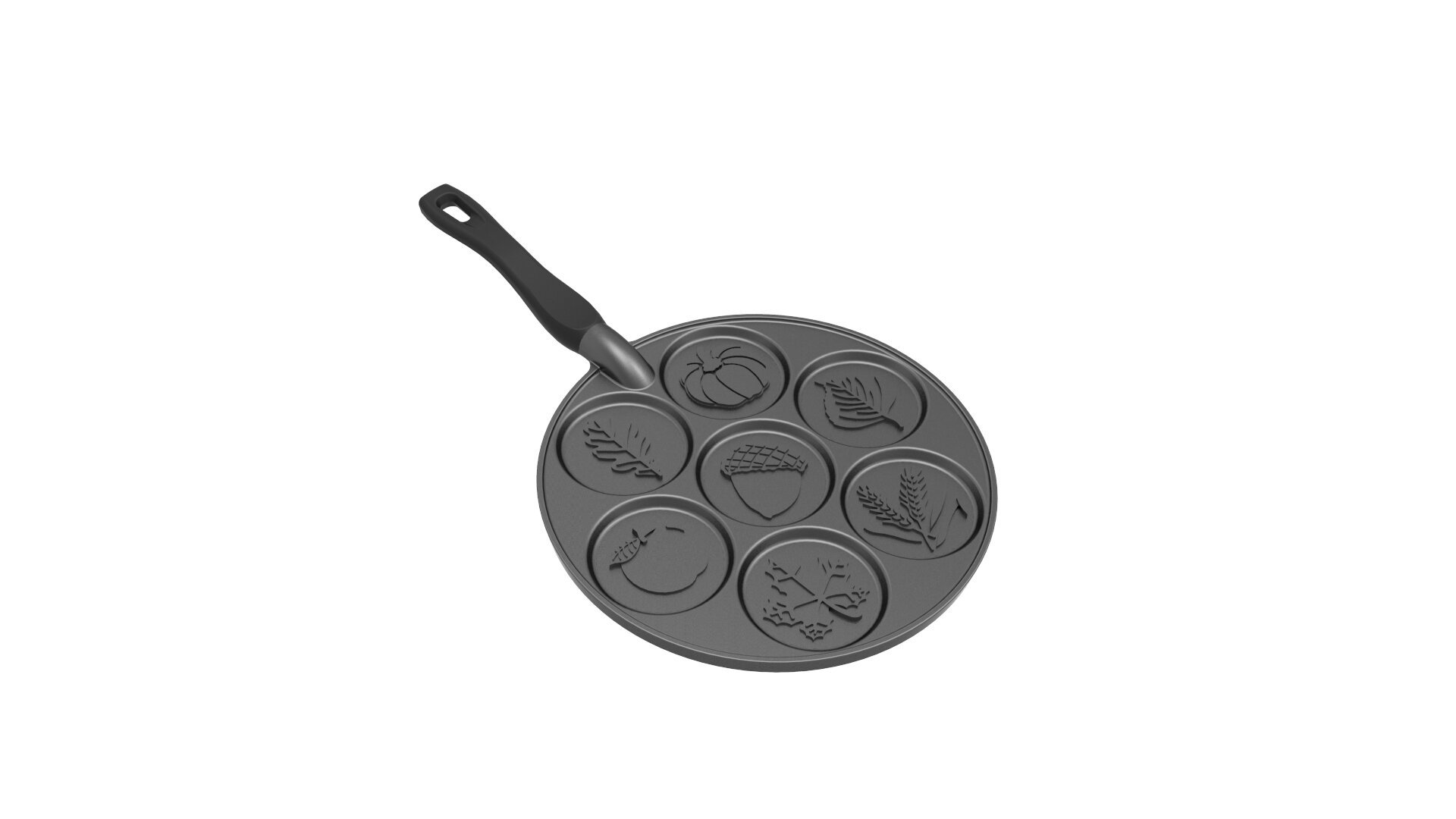 Black Nordic Ware Autumn Leaves Pancake Pan