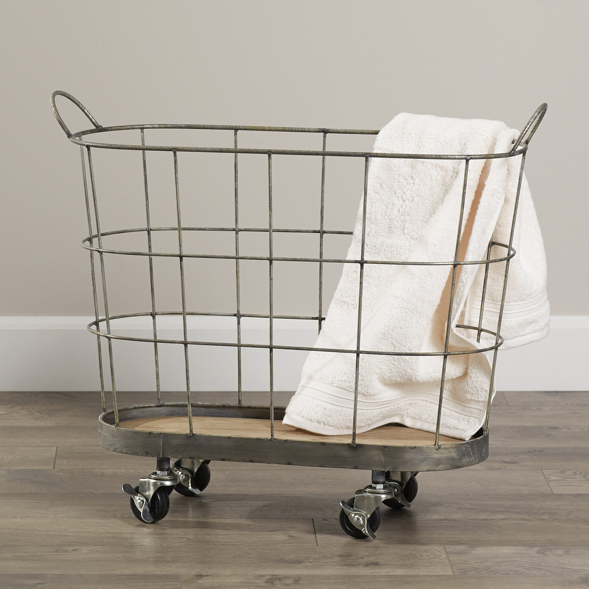 rolling laundry baskets for elderly